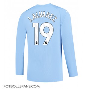 Manchester City Julian Alvarez #19 Replika Hemmatröja 2023-24 Långärmad